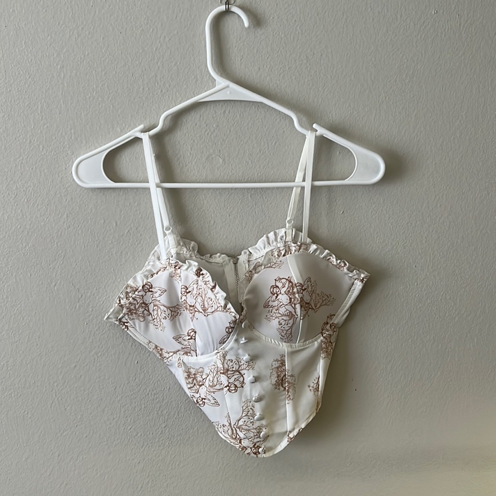 SHEIN White Corset